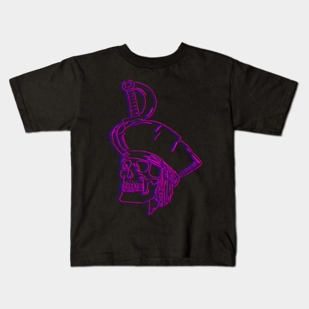 Cyberpunk Pirates Kids T-Shirt by roeswan